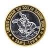 Image 2 : .999 Silver Sam's Town Las Vegas $10 Limited Edition Casino Gaming Token