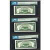 Image 2 : Lot of (3) Consecutive 1953A $5 Legal Tender Notes PMG Choice Uncirculated 64EPQ