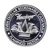 Image 1 : .999 Silver Flaming Hilton Laughlin, NV $7 Limited Edition Casino Gaming Token