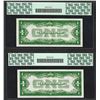 Image 2 : (2) Consecutive 1928A $1 Funnyback Silver Certificate Notes PCGS Superb Gem New