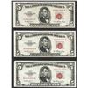 Image 1 : Lot of (3) 1953 $5 Legal Tender Notes