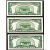 Image 2 : Lot of (3) 1953 $5 Legal Tender Notes