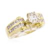 Image 5 : 18KT Yellow Gold 2.54 ctw Diamond Ring
