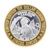 Image 1 : .999 Silver Circus Circus Hotel & Casino Las Vegas $10 Limited Edition Gaming To
