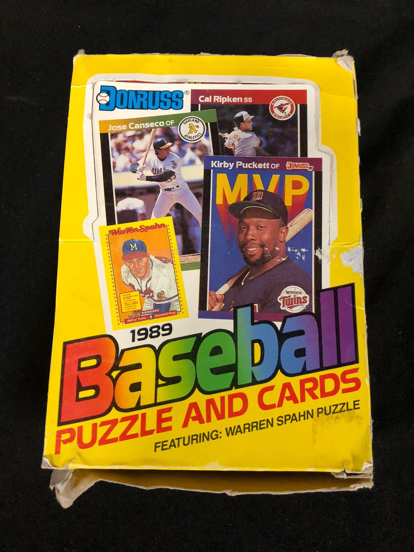 1989 DONRUSS BASEBALL PUZZLE & CARDS IN BOX