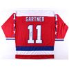 Image 1 : Mike Gartner Signed Capitals Jersey Inscribed "HOF 01" (JSA COA)