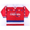Image 3 : Mike Gartner Signed Capitals Jersey Inscribed "HOF 01" (JSA COA)