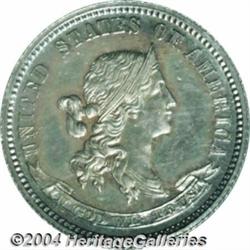 1869 10C Standard Silver Ten Cents, Judd-702,