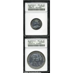 1893 25C Isabella Quarter--Polished--ANACS, AU