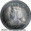 Image 1 : 1893 25C Isabella Quarter MS65 NGC. Impeccable