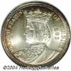Image 1 : 1893 25C Isabella Quarter MS67 NGC. One