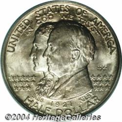 1921 50C Alabama 2x2 MS66 PCGS. The obverse