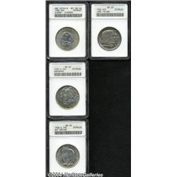 1936 50C Albany MS62 ANACS, lustrous,