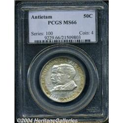 1937 50C Antietam MS66 PCGS. A premium, highly