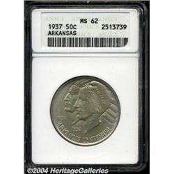 1937 50C Arkansas MS62 ANACS. Boldly struck