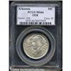 Image 1 : 1938 50C Arkansas MS66 PCGS. Booming luster