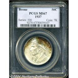 1937 50C Boone MS67 PCGS. A splash of