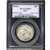 Image 1 : 1937 50C Boone MS67 PCGS. Light silver-gray