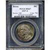 Image 1 : 1937-S 50C Boone MS67 PCGS. Bright crimson,