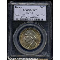 1937-S 50C Boone MS67 PCGS. One hardly notices
