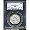 Image 1 : 1938 50C Boone MS66 PCGS. Speckled pepper-like