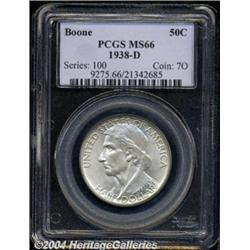 1938-D 50C Boone MS66 PCGS. Just the faintest