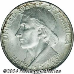 1938-S 50C Boone MS67 PCGS. An even layer of