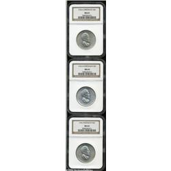 1936 SET Cincinnati PDS Set MS63 to MS64 NGC.