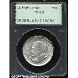 1936 50C Cleveland MS63 PCGS. Boldly struck