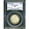 Image 1 : 1892 50C Columbian MS65 PCGS. Semi-prooflike
