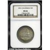 Image 1 : 1892 50C Columbian MS66 NGC. FS-000.5. The 92