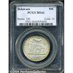 1936 50C Delaware MS66 PCGS. Fully struck with