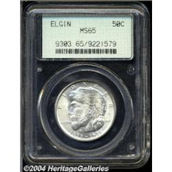 1936 50C Elgin MS65 PCGS. A lovely frosted