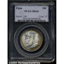 1936 50C Elgin MS66 PCGS. Well struck and