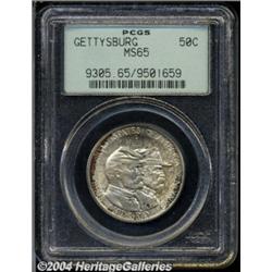 1936 50C Gettysburg MS65 PCGS. Sharply struck