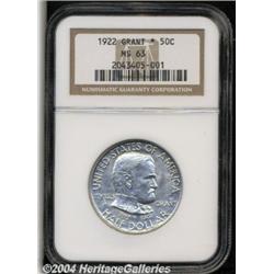1922 50C Grant with Star MS63 NGC. Brilliant
