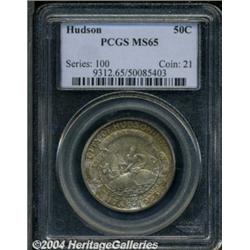 1935 50C Hudson MS65 PCGS. Deep, mottled,