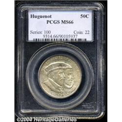 1924 50C Huguenot MS66 PCGS. The satiny