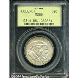 1924 50C Huguenot MS66 PCGS. Light golden-gray
