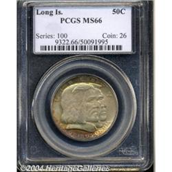 1936 50C Long Island MS66 PCGS. Attractively