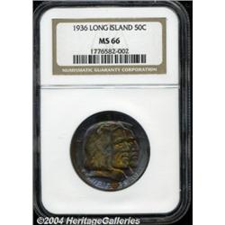 1936 50C Long Island MS66 NGC. Deep