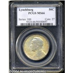 1936 50C Lynchburg MS66 PCGS. Well struck with