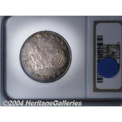 1921 50C Missouri 2x4 MS62 ANACS. Dove-gray