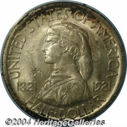 1921 50C Missouri 2x4 MS65 PCGS. One of only