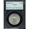 Image 1 : 1936 50C Norfolk MS64 PCGS. Just a hint of