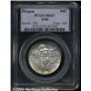 Image 1 : 1936 50C Oregon MS67 PCGS. The obverse is
