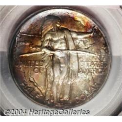 1936-S 50C Oregon MS66 PCGS. Deep,