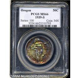 1939-S 50C Oregon MS66 PCGS. Amazingly deep