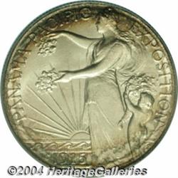 1915-S 50C Panama-Pacific MS65 PCGS. Splendid