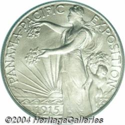 1915-S 50C Panama-Pacific MS66 PCGS. A prized